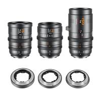 SIRUI Vision Prime 1 Objetivos Kit 15mm&75mm&150mm, E/RF/Z/L-Mount, Gris | VP-1 Objetivo de Cine de Enfoque Manual Full Frame, Apertura Rápida T1.4, Compatible con Sony E, Canon RF, Nikon Z, Leica L