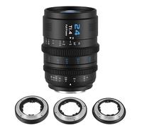 SIRUI VP-1 Vision Prime 1 T1.4 Lente de cine de marco completo, lente de cine de enfoque manual de 24 mm con montura E preinstalada, soportes RF/Z/L intercambiables, 1 lente para 4 soportes (negro