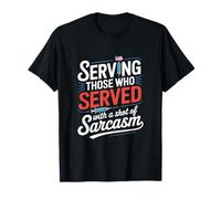 Sirviendo a aquellos que sirvieron con una inyección de sarcasmo VA Nurse Camiseta