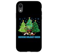 Sirviendo alegría navideña | Jugador de Tenis Festivo Navidad Carcasa para iPhone XR