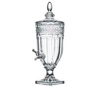 SIRWAX Dispensador de Bebidas Jarra fría de Vidrio de 2L/3L/5L, Bote para Beber Jugo con Grifo, Botella de Vino de Vidrio, Lata de Bebida de Alta Temperatura, Botella de Agua Fácil dispensación