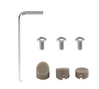 Sirxlevcy 1 Juego de Guardabarros Trasero para Scooter, Tornillo de Goma, Tapa de Tornillo, Tapa de TapóN para Piezas de Scooter EléCtrico M365 (Gris)