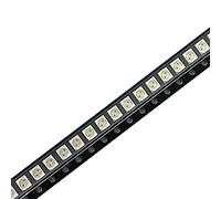 Sirxlevcy 100 Uds 3528 áMbar + Amarillo PLCC-4 Inverso, 617Nm + 587Nm, 50MA 2V 0,1 W Bicolor SMD LáMparas LED Cuentas de Luz LAYT67B