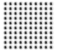 Sirxlevcy 1000 Piezas de Ojos MóViles Ojos Saltones Autoadhesivos para Manualidades de Bricolaje áLbumes de Recortes, Manualidades para Festivales FabricacióN de MuñEcas Juguetes Ojos de 6Mm