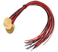 Sirxlevcy 12 Piezas de Transductor de PiezoeléCtrico Precableado - Disparador de MicróFono de Contacto de 27 Mm - Elementos de Discos para Instrumentos AcúSticos