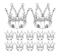 Sirxlevcy 12 Piezas Pastel Topper Mini Reina PequeñA Princesa Tocado Pastel DecoracióN para Baby Shower DecoracióN