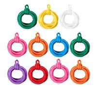 Sirxlevcy 192 Piezas Potholder Loops Weaving Loops Weaving Craft Loops con MúLtiples Colores para Suministros de Manualidades DIY