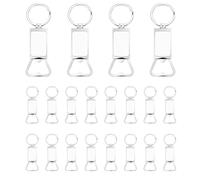 Sirxlevcy 20 Piezas Llaveros en de SublimacióN Abrebotellas de Metal Llaveros en Regalo para Su, Esposo, Padre