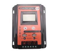Sirxlevcy 30A MPPT PWM Controlador de Carga Solar 12V 24V Panel Solar Regulador de BateríA Puerto USB Dual Pantalla LCD