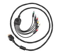 Sirxlevcy Adecuado para PS2 / Cable de Componente 1,8M Adecuado para PS 2/3 Accesorios de Cable de Juego de Alta ResolucióN