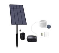 Sirxlevcy Aireador Solar para Estanques, Aireador de Oxígeno para Acuarios, Bomba de Aire, Aireador de Pesca con Piedra Difusora de Aire para Tuberías