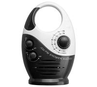 Sirxlevcy Am/FM Mini Ducha Radio BañO Impermeable Radio Colgante MúSica Radio Altavoz Incorporado