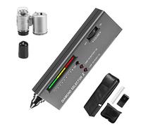 Sirxlevcy BolíGrafo Probador de Diamantes, Probador de Diamantes de Joyas de Alta PrecisióN + Mini Lupa LED 60X, Selector de Diamantes Profesional