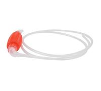 Sirxlevcy Bomba SifóN 1.9M Rojo Tubo de SifóN Gasolina Bomba de Combustible Mano Transferencia Manguera SifóN Gas Aceite Combustible Agua Gasolina de Agua LíQuida Home Brew Beer Manguera Vino