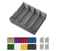 Sirxlevcy Caja Almacenamiento Cartas Mejorada, Estuche para Mazos TCG, Se Adapta A Más 2400 Cartas con Simple para, YuGiOh, TCG, Cartas Coleccionables, Cartas Deportivas B