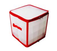 Sirxlevcy Caja de Almacenamiento Adornos, Almacenamiento Bolas Navidad, Organizador Decoraciones para áRboles Navidad, Almacenamiento Adornos, Caja de Almacenamiento de Juguetes Divisoria