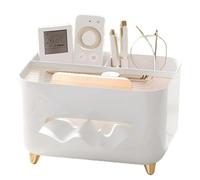 Sirxlevcy Caja de Almacenamiento de PañUelos, Soporte Multifuncional para Caja de PañUelos, Dispensador de PañUelos Moderno, Organizador de Mesita de Noche con Cubierta de PañUelos,B