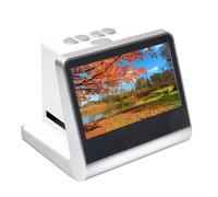 Sirxlevcy Escáner Monocromático de Diapositivas de Fotos con Pantalla HD de 5 Pulgadas y 22 MP de Píxeles, Convertidor Digital, Fotocopiadora, Enchufe de la UE