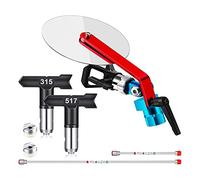 Sirxlevcy Herramienta Accesoria de GuíA de PulverizacióN de 7 Piezas Pulverizador de Pintura Sin Aire Herramienta de PulverizacióN de Borde de GuíA para Pintura en Aerosol Sin Aire