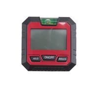 Sirxlevcy InclinóMetro Digital de PrecisióN GonióMetros de Electrones Base MagnéTica Buscador de áNgulos de Transportador Digital Caja de Bisel - Rojo