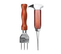 Sirxlevcy Juego de Picahielos de 2 Uds. Picadoras de Hielo con Manejar de Madera, Pinzas Trituradoras de Hielo Bares, Camareros. la Mejor Herramienta para Tallar