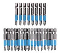 Sirxlevcy Juego de Puntas de Destornillador Antideslizantes MagnéTicas, 24 Piezas PH1 PH2 PH3 PZ1 PZ2 PZ3 VáStago Hexagonal de 1/4 Pulgadas