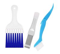 Sirxlevcy Kit de Limpieza de Peine Aletas de Condensador de Aire Acondicionado, Kit de Cepillo Limpiador de Aletas de Aire Acondicionado, Herramienta de ReparacióN de Radiador de Evaporador