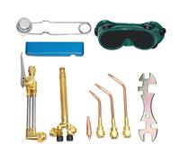 Sirxlevcy Kit de Soplete de OxíGeno y Acetileno, Kit de Soldadura, Kit de Soplete de Corte y Soldadura Fuerte, Juego de Soplete de Oxiacetileno