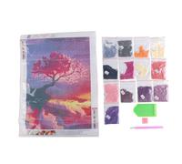 Sirxlevcy Kits de Pintura de Diamantes 5D para Adultos, Pinturas Bordadas con Diamantes de ImitacióN Pegadas, Pintura de Cristal DIY, Manualidades para el Hogar