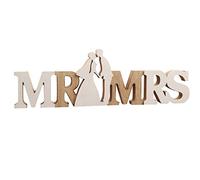 Sirxlevcy Letreros de Madera Mr y Mrs para DecoracióN de Mesa de Boda, Regalo de Boda para Mesa de Fiesta, Accesorios para Fotos, DecoracióN de Cena