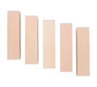 Sirxlevcy Madera de Tilo para Tallar Espacios en Natural, Madera de Balsa para Tallar Bloques de Madera, Bloques de Talla Sin Tratar, Espacios en para Manualidades