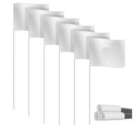 Sirxlevcy Marcado Marcador para Césped Paquete 30, Pequeñas PVC, Marcado Césped, Jardín, Encuesta,