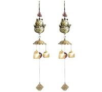 Sirxlevcy Mascota de la Suerte, Colgante de Carillón de Viento de Metal, Campana de Cobre para Tienda en Casa, Colgante Japonés