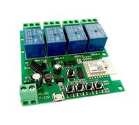 Sirxlevcy MóDulo de Relé Zigbee Tuya Smart 4CH DC5V 7-32V RF433Mhz Interruptor de Luz de Control Remoto Funciona con Home