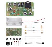 Sirxlevcy MóDulo Receptor de Radio FM EstéReo 76MHz-108MHz FM DIY Kit de Soldadura ElectróNica Circuito PCB Placa Proyecto de PráCtica de Soldadura