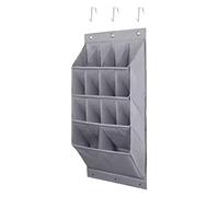 Sirxlevcy Organizador de Zapatos 14 Rejillas,Organizador de Zapatos de Puerta para HabitacióN,Soporte de Almacenamiento Colgante para Puerta,Bolsa de Almacenamiento de Zapatos de Dormitorio