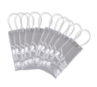 Sirxlevcy Paquete de 10 Bolsas Enfriadoras de Vino, Bolsa de Hielo, Bolsa Enfriadora PortáTil de PVC Transparente para de Vino, Bolsa de Hielo para ChampáN con Asa