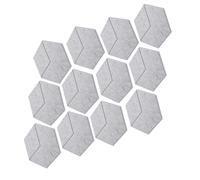 Sirxlevcy Paquete de 12 Paneles de Espuma AcúStica, Autoadhesivos una Prueba de Sonido, para Aislamiento AcúStico y Tratamiento AcúStico (Gris)