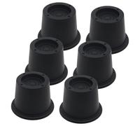 Sirxlevcy Paquete de 6 Elevadores para Muebles, Elevadores de Cama Negros de 2,3 Pulgadas, Elevadores de Cama para Sofá, Sofá, Escritorio, Extensores Que Soportan hasta 1,300 Libras