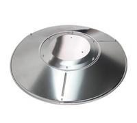 Sirxlevcy Protector Reflector para Calentador de Patio, Pieza de Repuesto para Calentadores Exteriores de Propano: CúPula Superior, Montaje de 3 Orificios, Redondo de 33 Pulgadas de DiáMetro