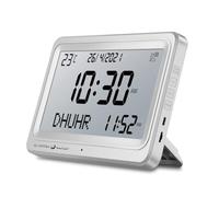 Sirxlevcy Reloj Azan AutomáTico Mundial Digital 8 Sonidos de OracióN Azan Reloj de Pared y Escritorio IsláMico B