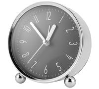 Sirxlevcy Reloj Despertador Sin Tictac, Reloj de Noche Silencioso de 4 Pulgadas para Personas Que Duermen Mucho, Reloj AnalóGico con Pilas, para Oficina en Casa