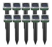 Sirxlevcy Repelente de Repelente de Ardillas Paquete de 10 Repelente de Serpientes UltrasóNico Repelente de Picos Disuasorios de SóNicos