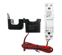 Sirxlevcy Tuya Smart WiFi Electricidad KWH Medidor Riel Din MonofáSico CA 110V 230V CT Medidor de CA AplicacióN Monitor en Tiempo Real (63A)