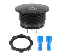 Sirxlevcy VoltíMetro de Pantalla de Capacidad de BateríA Medidor de Voltaje Digital LED con Interruptor de Encendido y Apagado Coche Motocicleta DC 3V-35V Verde