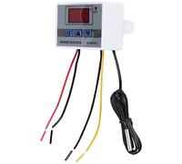 Sirxlevcy XH-W3002 220V Controlador de Temperatura LED Digital 10A Sonda de Interruptor de Control de Termostato con Sensor Impermeable W3002