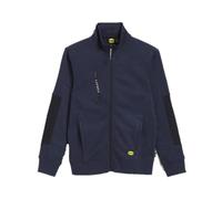 Siry Work Sudadera de trabajo con cremallera completa para hombre suave y cálida Diadora Utility Sweatshirt LITEWORK FZ, Azul clásico., XL