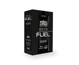 Sis Box Gel Beta Fuel Gusto Naranja 60 ml - 6 unidades