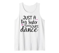 Sis Dance Sister Big Sister Boss Girls Dancing Ballet Dancer Camiseta sin Mangas