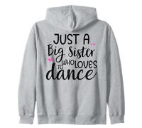 Sis Dance Sister Big Sister Boss Girls Dancing Ballet Dancer Sudadera con Capucha
